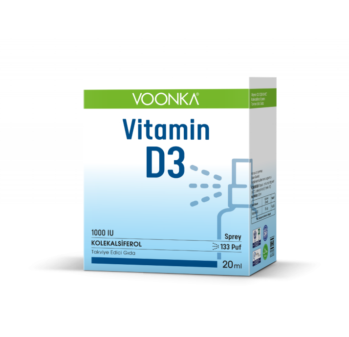 Voonka Vitamin D3 1000 IU Sprey