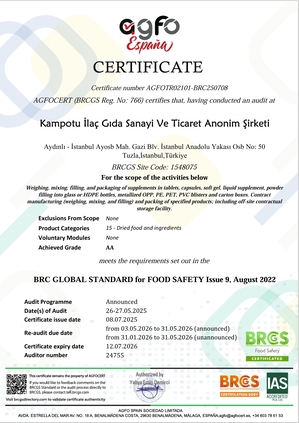 Kampotu-BRCGS-Food-Safety-Issue-9-Certificate-2025